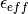 {\epsilon}_{eff}